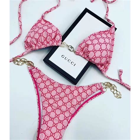 gucci bathing suits cheap|gucci flower bikini.